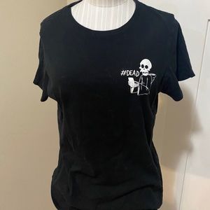 Hot topic black Matter #Dead Tshirt​